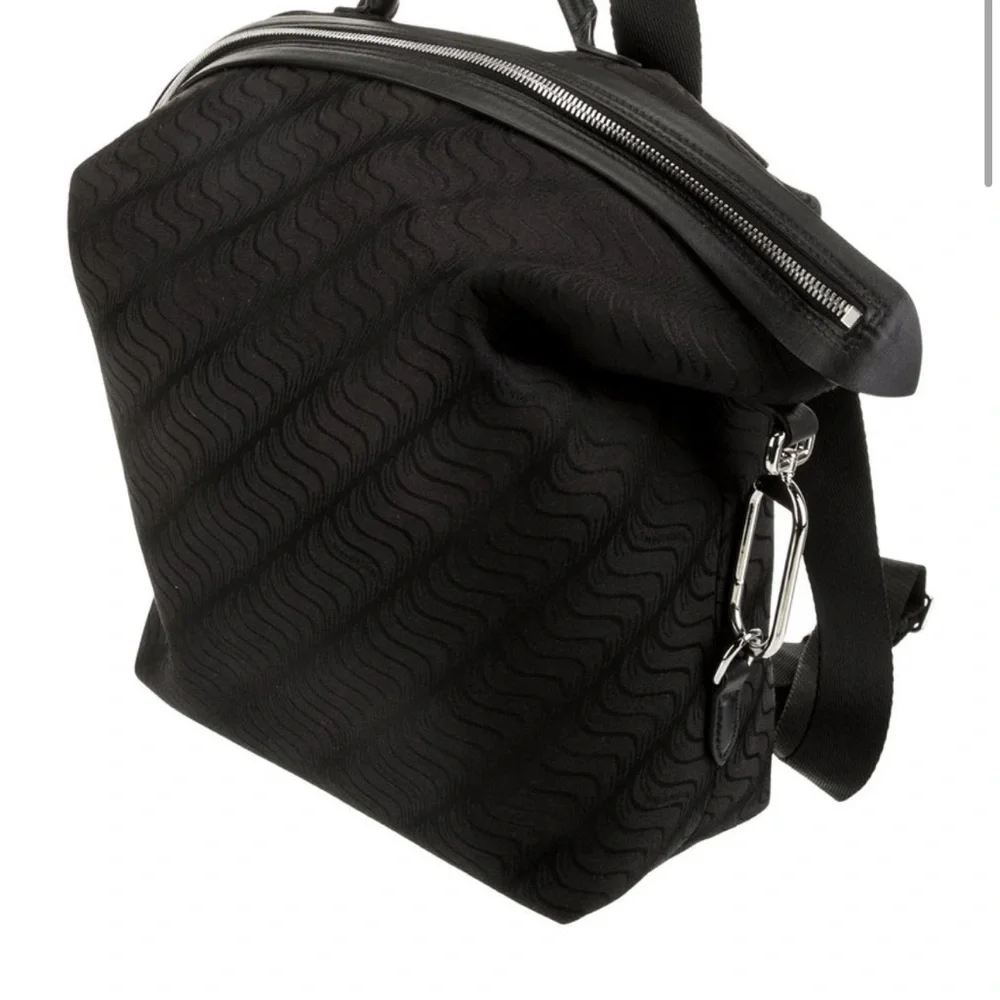 Smythson Black Travel Backpack - Sleek Everyday Bag